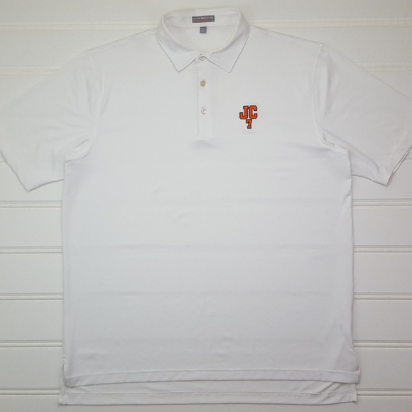 Peter Millar White XL Polo Shirt Summer Comfort JC - Picture 2 of 8